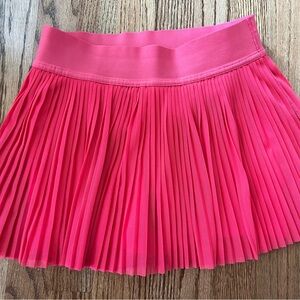 Lululemon mesh pleats hot pink skirt